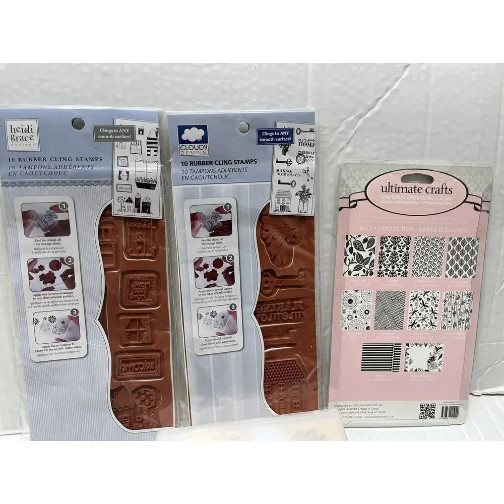 Lot Of Stampin' Up + Cloud9 Design Rubber Cling Stamp Sets Home/Floral Crafts